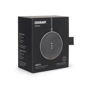 NIB COURANT MAG:1 CLASSICS
Magnetic wireless charger 
Premium Italian leather